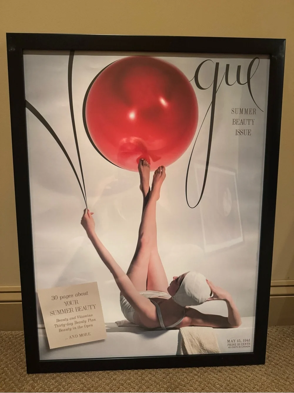 Vogue Magazine Cover Print